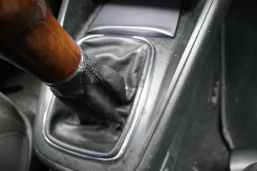 Golf 4 Bora Schaltknauf Schaltsack schwarz TDI Holz Dekor klein (181007)