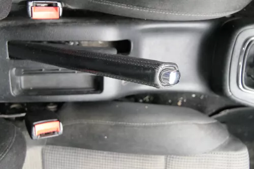 VW Golf 4 Bora Handbremse Feststellbremse Leder schwarz