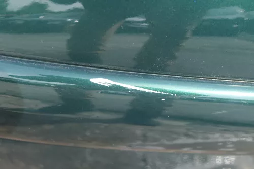 VW Bora Stoßstange vorne Frontstoßstange Stoßfänger vorn grün LC6M SWR (181035)