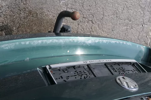 VW Golf 4 Bora Kombi Stoßstange hinten Heckstoßstange Stoßfänger grün LC6M (181041)