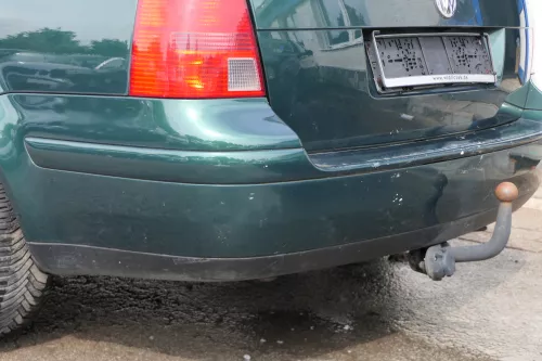 VW Golf 4 Bora Kombi Stoßstange hinten Heckstoßstange Stoßfänger grün LC6M (181041)