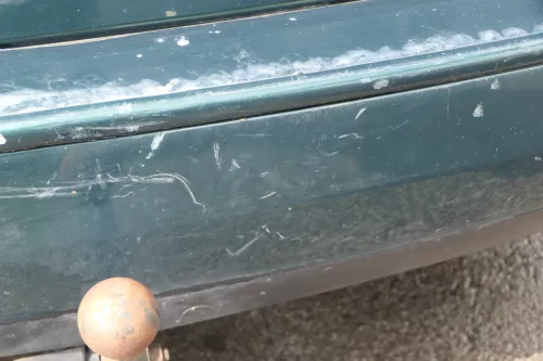 VW Golf 4 Bora Kombi Stoßstange hinten Heckstoßstange Stoßfänger grün LC6M (181041)