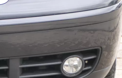 VW Polo 9N Stoßstange Frontstoßstange vorne schwarz LC9Z (181105)