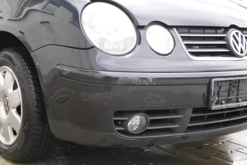 VW Polo 9N Stoßstange Frontstoßstange vorne schwarz LC9Z (181105)