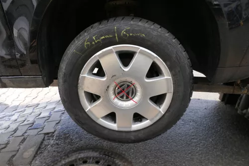 1x Felge Alufelge original Polo 9N 9N3 6jx14H2 ET43 6Q0601025K - ohne Reifen  VR