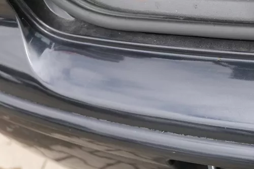 VW Polo 9N 9N3 Stoßstange Heckstoßstange hinten schwarz LC9Z (181126)
