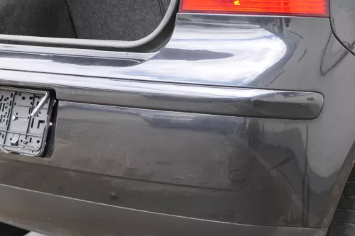 VW Polo 9N 9N3 Stoßstange Heckstoßstange hinten schwarz LC9Z (181126)