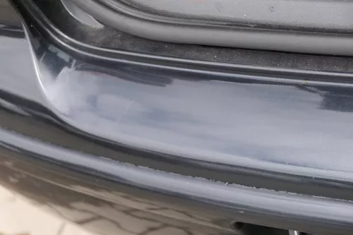 VW Polo 9N 9N3 Stoßstange Heckstoßstange hinten schwarz LC9Z (181126)