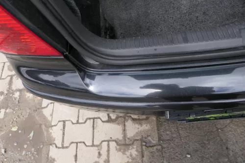 VW Polo 9N 9N3 Stoßstange Heckstoßstange hinten schwarz LC9Z (181126)