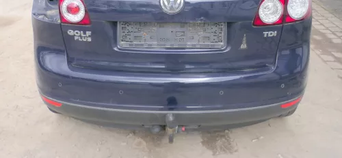 Golf 5 5M1 Plus Stoßstange hinten Heckstoßstange Stoßfänger blau LA5G PDC