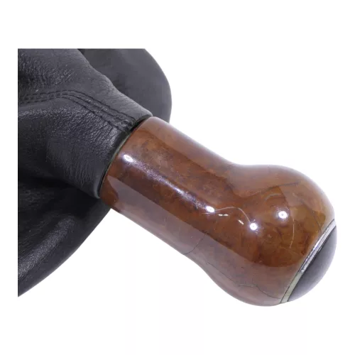 Golf 4 Bora Schaltknauf Schaltsack schwarz TDI Holz Dekor klein (181151)