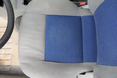 Arosa Lupo Sitz vorne links Fahrersitz Höhenverstellung grau blau (181174)