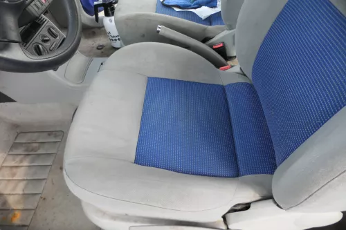 Arosa Lupo Sitz vorne links Fahrersitz Höhenverstellung grau blau (181174)