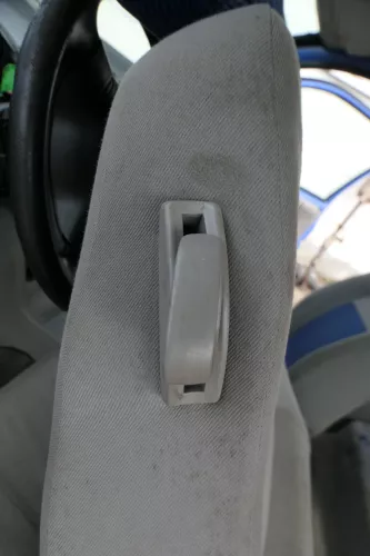 Arosa Lupo Sitz vorne links Fahrersitz Höhenverstellung grau blau (181174)