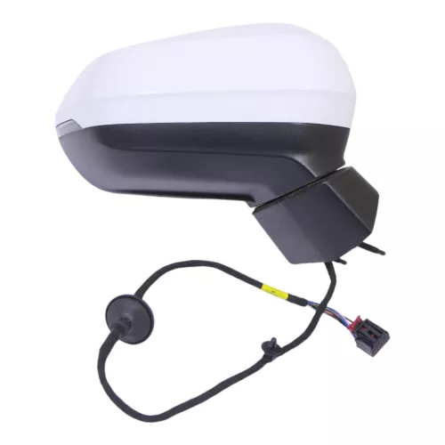 Q2 GA 81A Spiegel Außenspiegel rechts weiß LY9C anklappbar elektrisch +Glas  AZ1