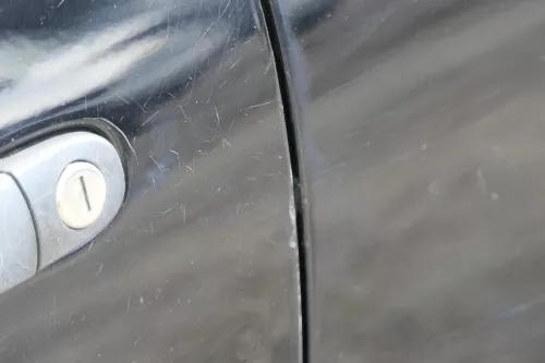 VW Polo 9N 9N3 Tür vorne links Fahrertür 2/3-Türer scharz L041 -ohne Anbauteile (181213)