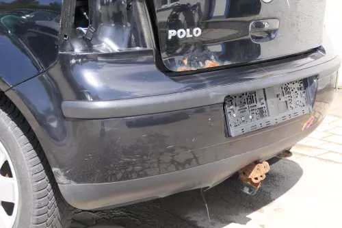 VW Polo 9N 9N3 Stoßstange Heckstoßstange hinten schwarz L041 (181214)