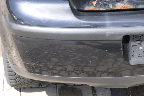 VW Polo 9N 9N3 Stoßstange Heckstoßstange hinten schwarz L041 (181214)