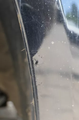 VW Polo 9N3 Kotflügel vorne links schwarz L041 (181228)