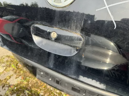 VW Polo 9N 9N3 Griff Heckkklappe Heckklappengriff schwarz L041