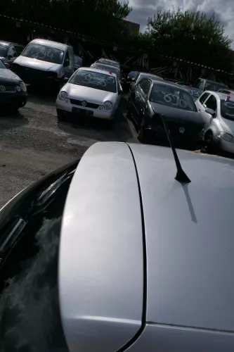 Polo 6R 6C Heckklappe Kofferraumklappe Klappe Scheibe silber LA7W OHNEAnbauteil (181245)