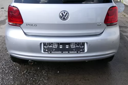 Polo 6R 6C Heckklappe Kofferraumklappe Klappe Scheibe silber LA7W OHNEAnbauteil (181245)