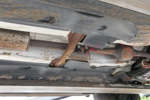 VW Polo 6R Auspuff Endschalldämpfer hinten + Mittelschalldämpfer (181274)