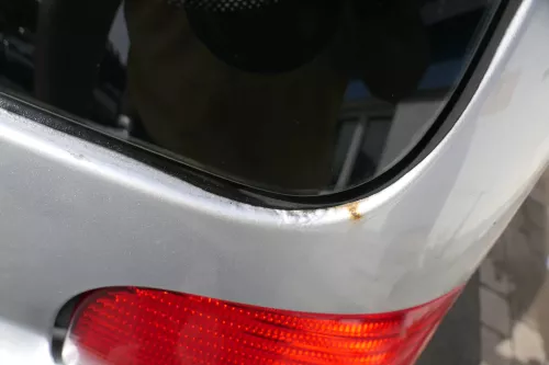 VW Lupo 6X Heckklappe Klappe Kofferraumklappe Scheibe silber LA7W grau (181283)