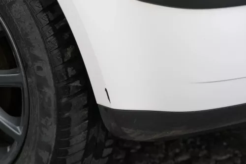 VW Polo 9N 9N3 Stoßstange Heckstoßstange hinten weiß LB9A (181303)