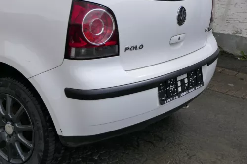 VW Polo 9N 9N3 Stoßstange Heckstoßstange hinten weiß LB9A (181303)