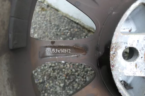 4x Polo 9N Ibiza Alufelgen Reifen 165/70 R14 - 2-4mm KBA 42692 Winterreifen Alu (181316)