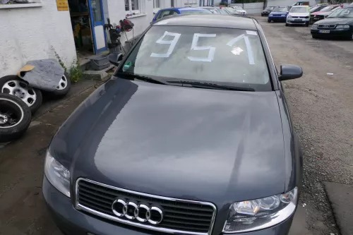 Audi A4 B6 8E Motorhaube Haube Klappe grau LX7Z +Grill (181390)