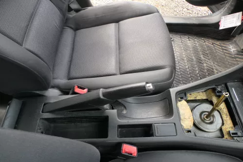 Audi A4 8E B6 B7 Mitteltunnel hinten Verkleidung um Handbremse Konsole schwarz K (181416)