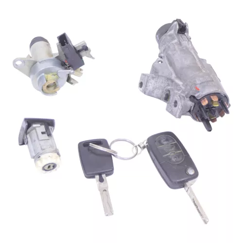 Audi A4 B6 8E Schloßsystem Türschloß +2x Schlüssel Schloß Tü Zündschloß Heckschl (181419)