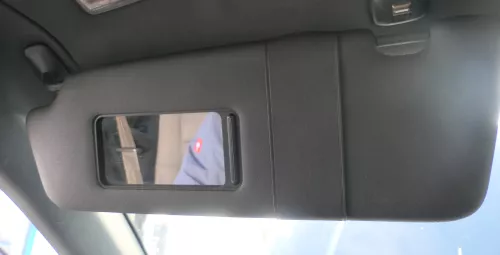 Audi A4 8E B6 Sonnenblenden Sonnenblende vorne links 8E0857551A  platin (181420)