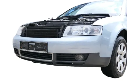 Audi A4 8E B6 Kombi Avant Stoßstange vorne mit Spoiler blau LY7R (181464)