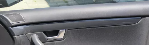 A4 8E B6 Dekor Leisten Türverkleidung Verkleidung Tür vorne +hinten schwarz (181504)