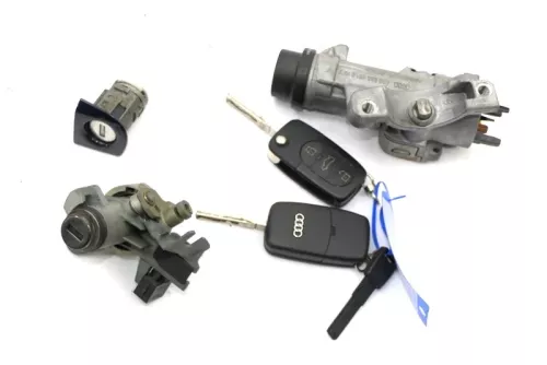 Audi A4 B6 8E Schloßsystem Türschloß +2x Schlüssel Schloß Tü Zündschloß Heckschl (181505)