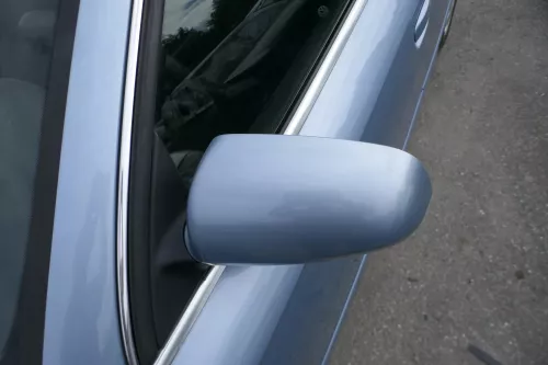 Audi A4 B6 8E B7 Spiegel Außenspiegel links elektrisch verstellbar blau LY5J (181536)