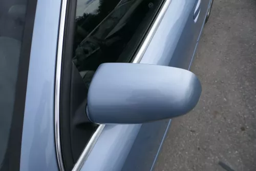 Audi A4 B6 8E B7 Spiegel Außenspiegel links elektrisch verstellbar blau LY5J (181536)