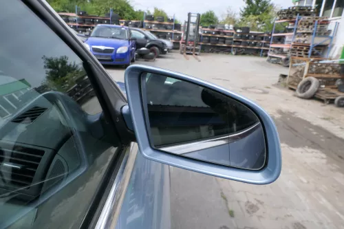 Audi A4 B6 B7 8E Spiegel Außenspiegel rechts elektrisch verstellbar blau LY5J (181548)