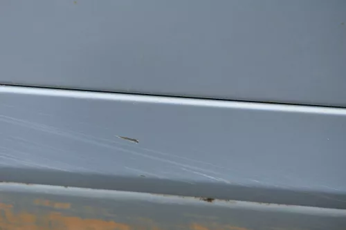 A4 B7 8E NUR Zierleiste Leiste Abdeckung Tür vorne links unten blau LY5J (181551)