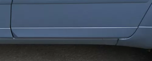 A4 B7 8E NUR Zierleiste Leiste Abdeckung Tür hinten links unten blau LY5J