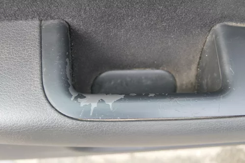 1x A4 8E B7 Türverkleidung Verkleidung Tür vorne links soul schwarz (181554)