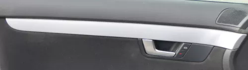 A4 8E B6 Dekor Leisten Türverkleidung Verkleidung Tür vorne +hinten ALU gebürste (181587)