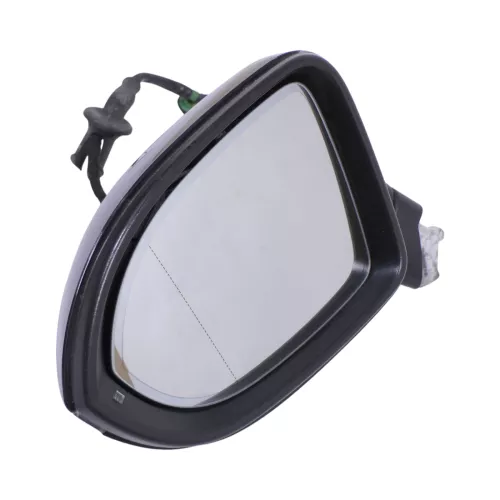 Passat 3C B8 3G elektrischer Spiegel Außenspiegel links mit Glas schwarz LC9X (181632)