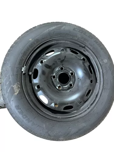 4x VW Polo 9N Felgen Reifen 165/70 R14 85T Allwetterreifen 5jx14H2 ET35 ca.7-8mm