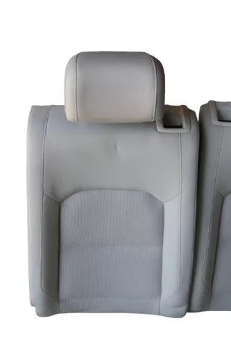Passat 3C 3G BB Kombi Sitz Rückbank Rücksitzbank Lehne weiß St. Tropez ohneKopf (181742)