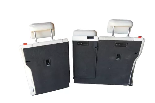 Passat 3C 3G BB Kombi Sitz Rückbank Rücksitzbank Lehne weiß St. Tropez ohneKopf (181742)