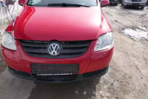 VW Fox 5Z Stoßstange vorne Stoßfänger rot LY3D mit Grill (181805)